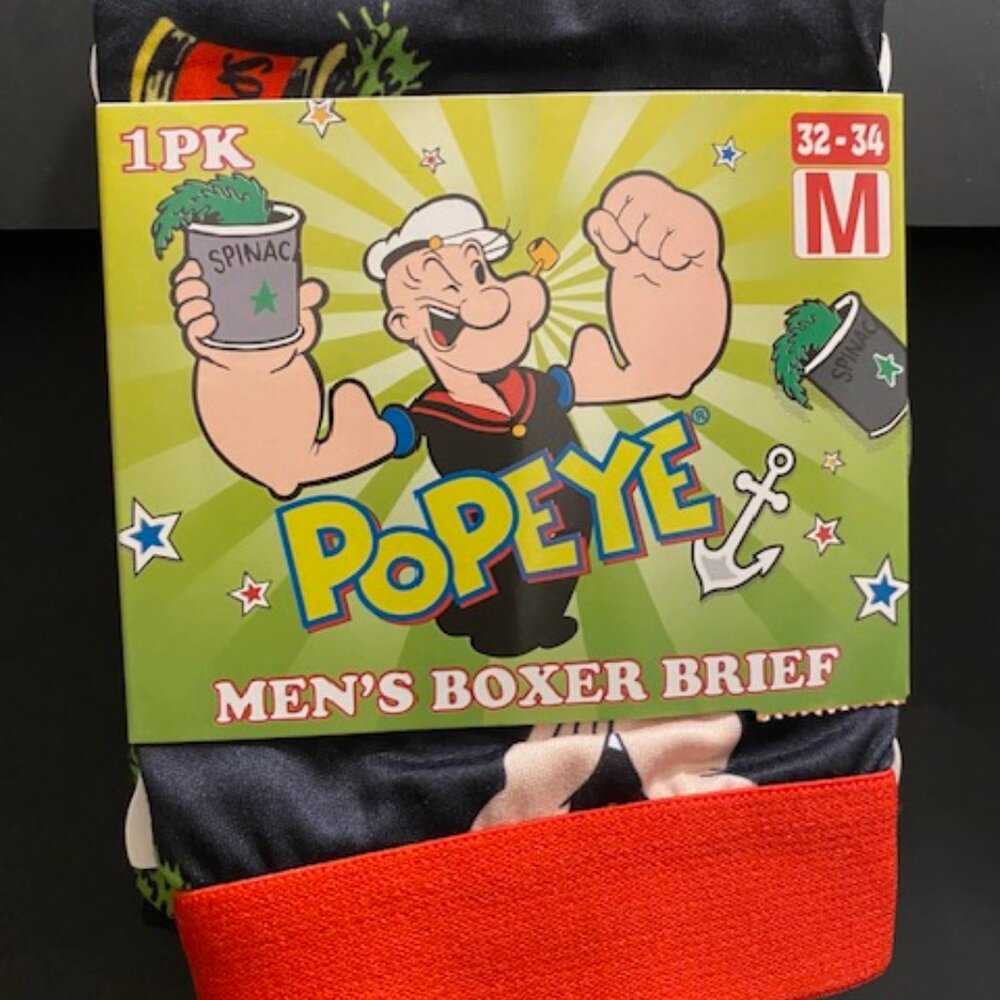 Popeye: Men's Size: M(32-34) 1ct